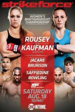 Watch Strikeforce Rousey vs Kaufman 123moviesFree