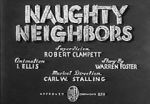 Watch Naughty Neighbors (Short 1939) 123moviesFree