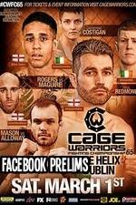Watch Cage Warriors 65 Facebook prelims 123moviesFree