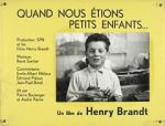 Watch Quand nous �tions petits enfants 123moviesFree