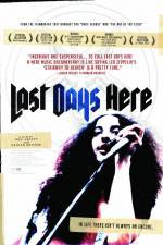 Watch Last Days Here 123moviesFree